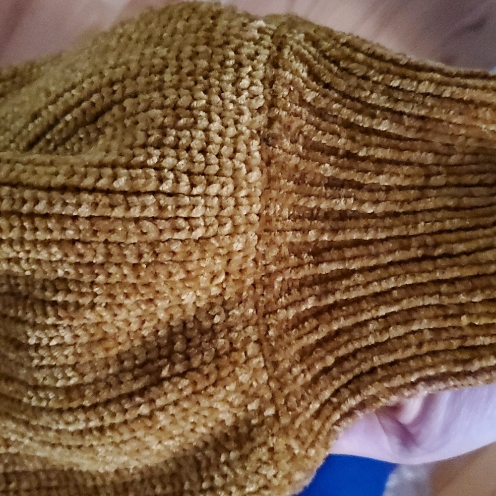 Chenille Yellow Cardigan - Picture 8 of 8